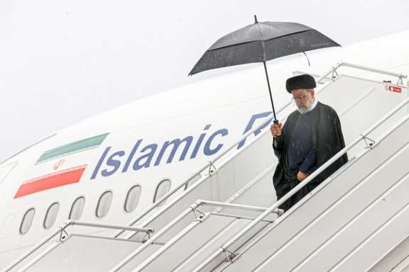 Iranian President Ebrahim Raisi upon arrival in New York at F. Kennedy International Airport in New York, US, September 18, 2023