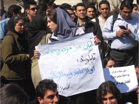 Student protests against burials of 'anonymous martyrs' in campuses