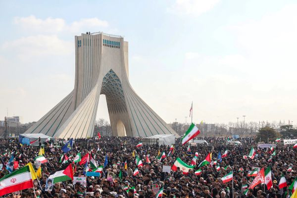State-choreographed Islamic Revolution rallies clash with Iranians' harsh realities