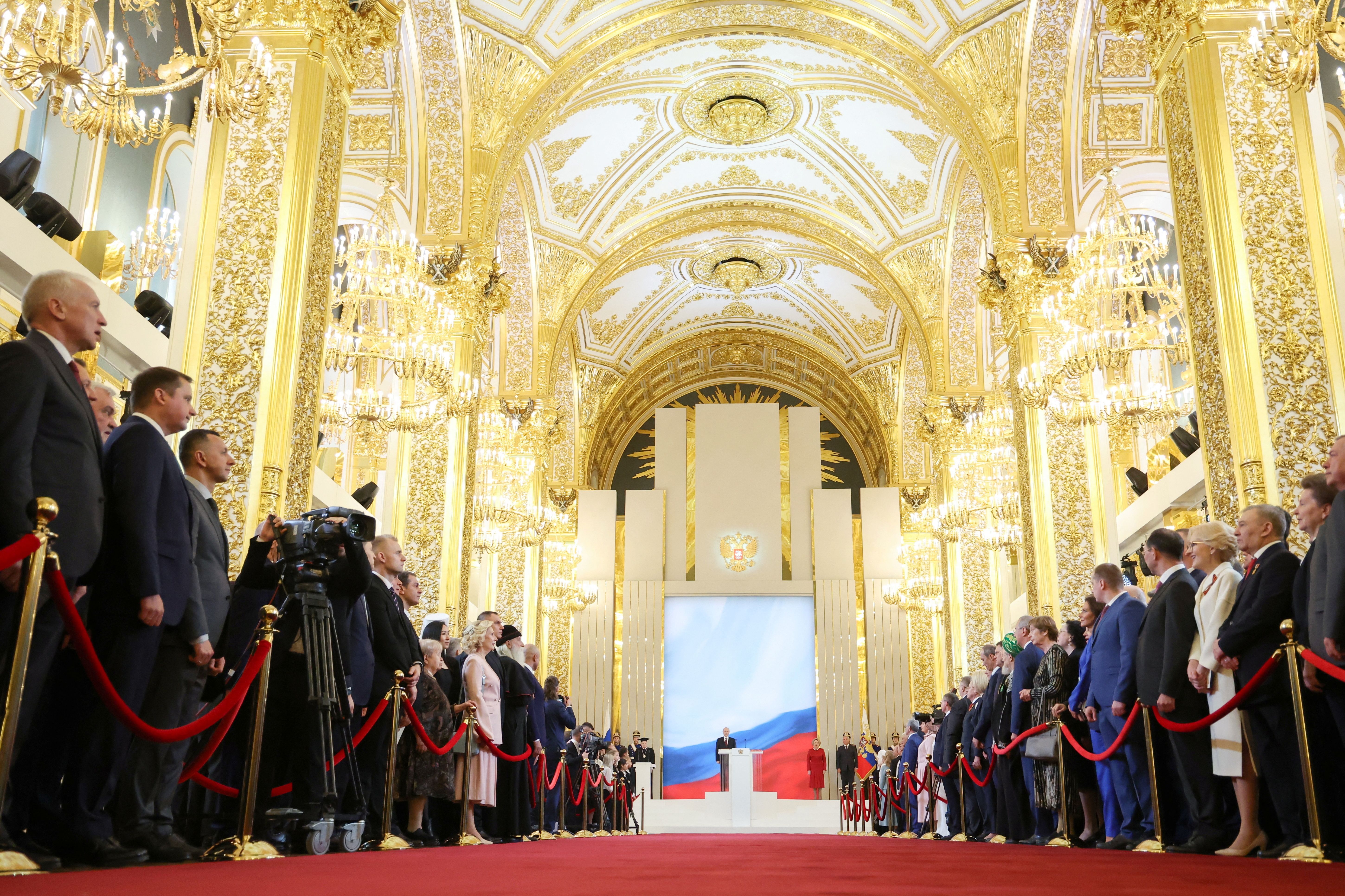 پنجمین دوره ریاست‌جمهوری پوتین رسما آغاز شد