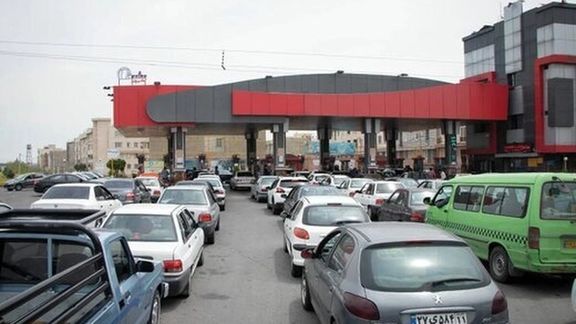 A gas station in Iran
