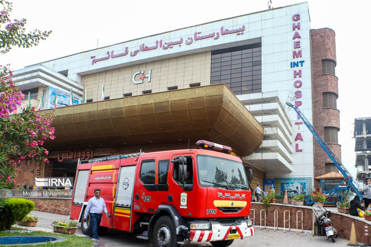 بازداشت ۴ نفر و رد فساد مدیران ارشد بهداشت در حریق بیمارستان قائم رشت