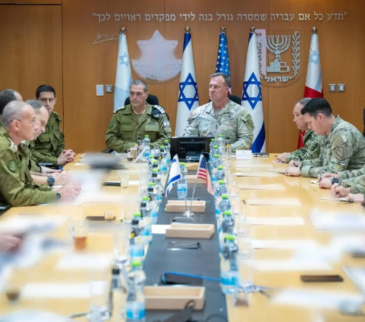 فرمانده سنتکام و رییس ستادکل ارتش اسرائیل دستاوردهای عملیات «طلوع شیران» را بررسی کردند