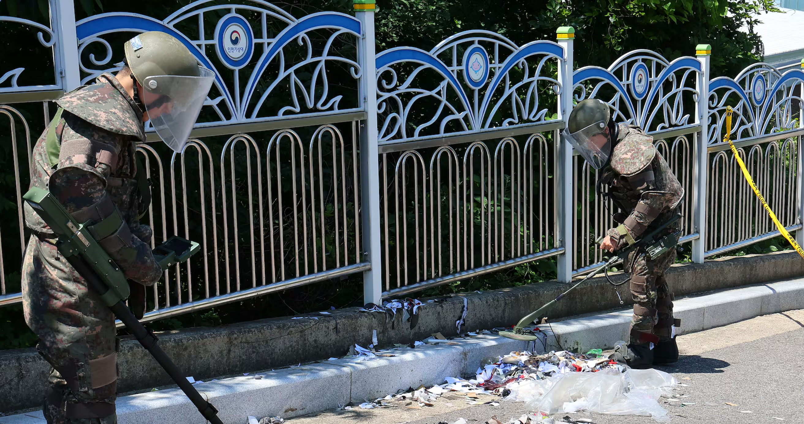 سقوط بالن‌های زباله کره شمالی در کاخ ریاست‌جمهوری کره جنوبی