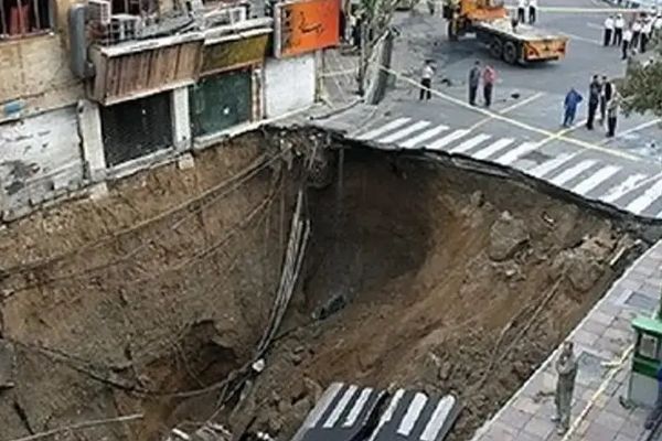 ایران از نظر گستردگی فرونشست زمین در رتبه سوم جهان قرار دارد