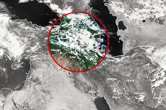 Satellite View of Northeast Iran at the Time of the Crash (Zoom Earth)