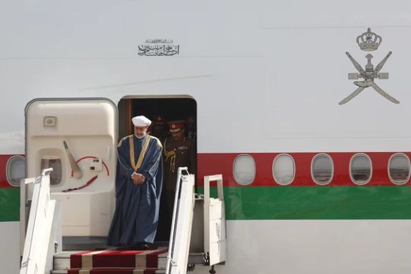 Oman's Sultan Haitham bin Tariq arrives at Mehrabad Airport in Tehran, Iran May 28, 2023.