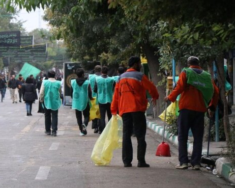 ۱۵۰ پاکبان شهرداریهای مشهد و تهران برای مراسم اربعین در نجف مستقر شدهاند