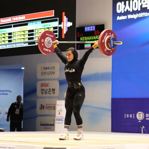 اولین مدال دختران وزنهبردار ایران در کرهجنوبی برای کشاورز