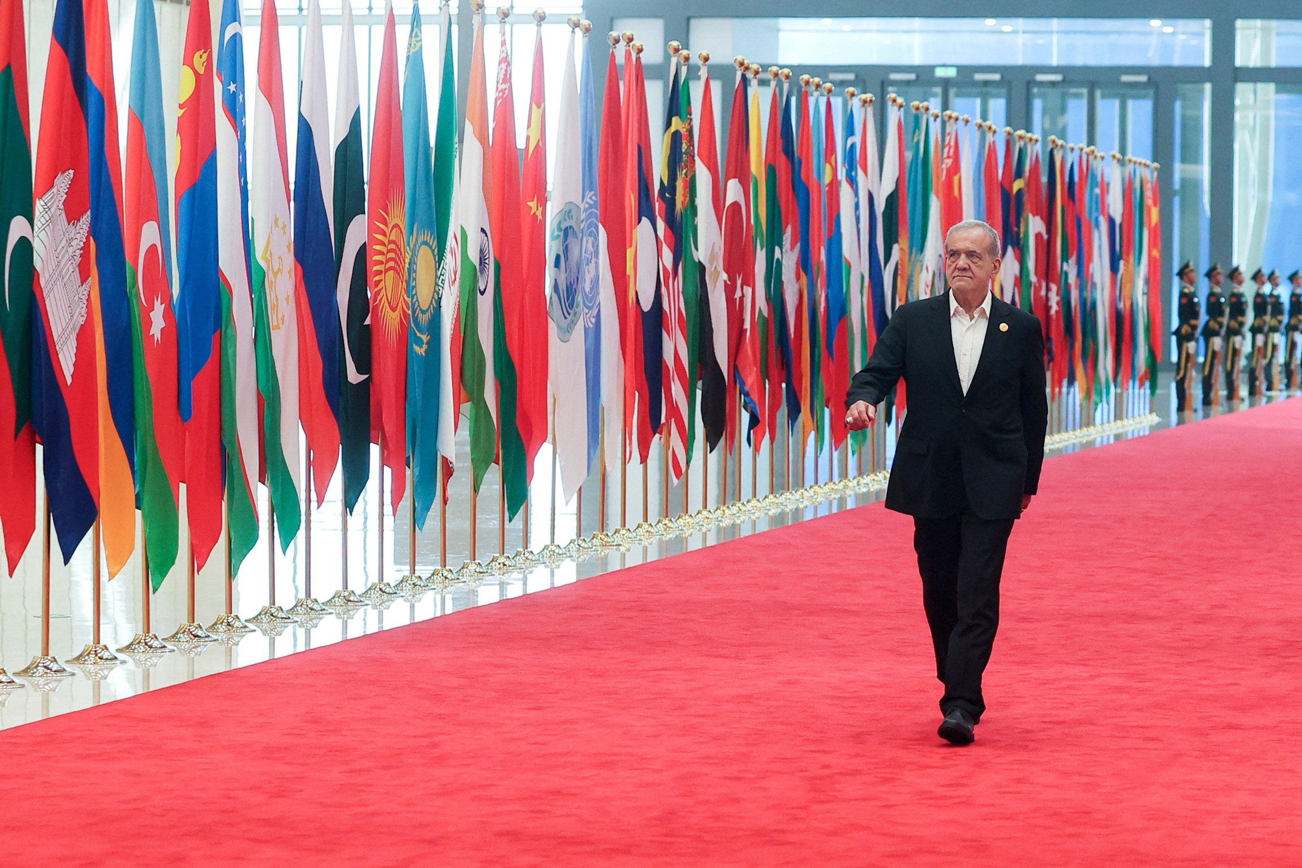 Iran's Pezeshkian urges Shanghai Cooperation Organization to cut dollar reliance 