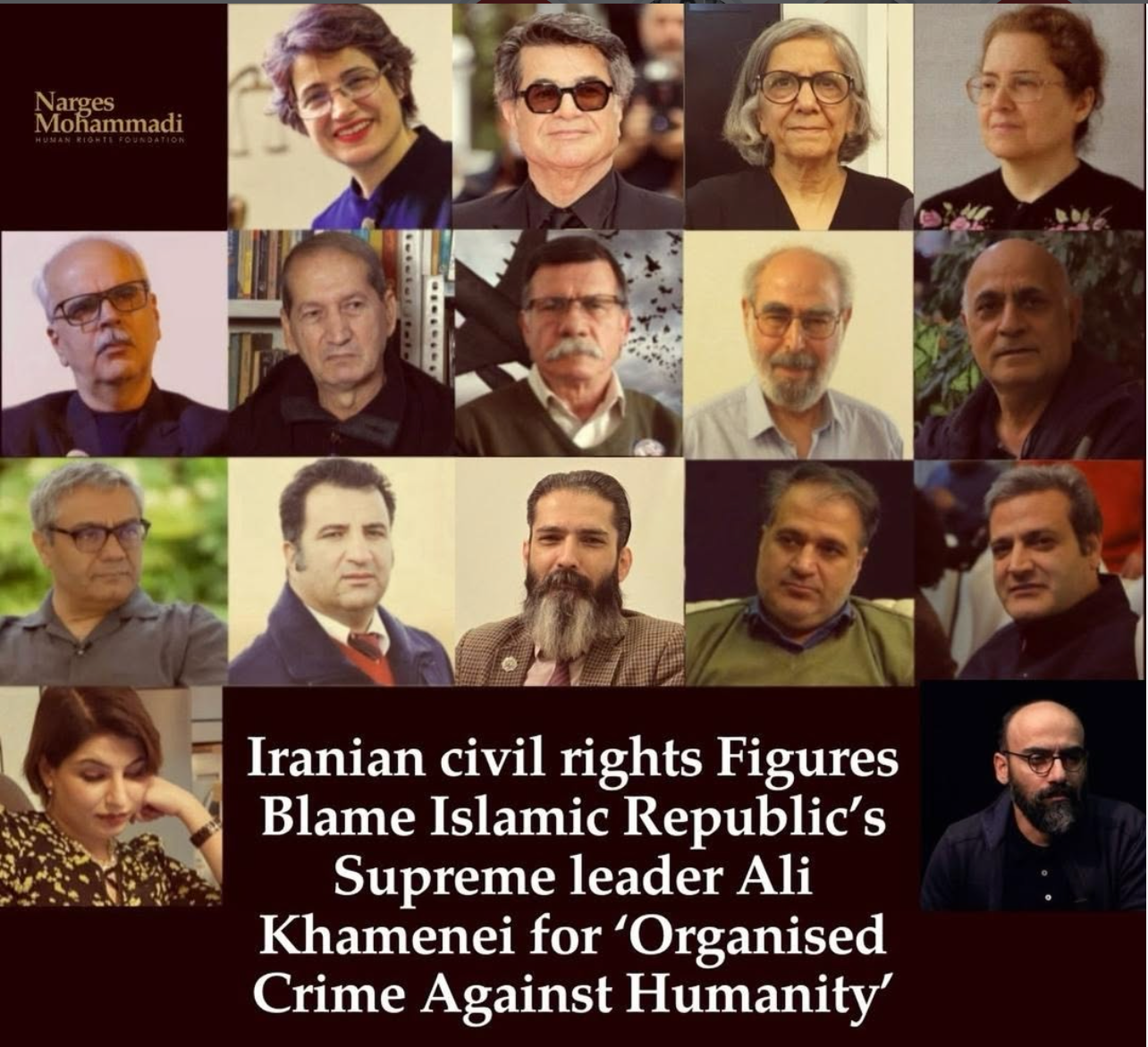 Activists in Iran say Khamenei responsible for ‘crime against humanity’