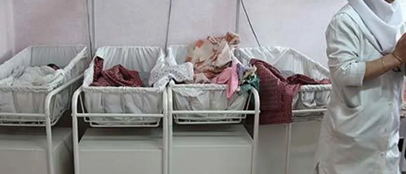 A nursery at an Iranian hospital
