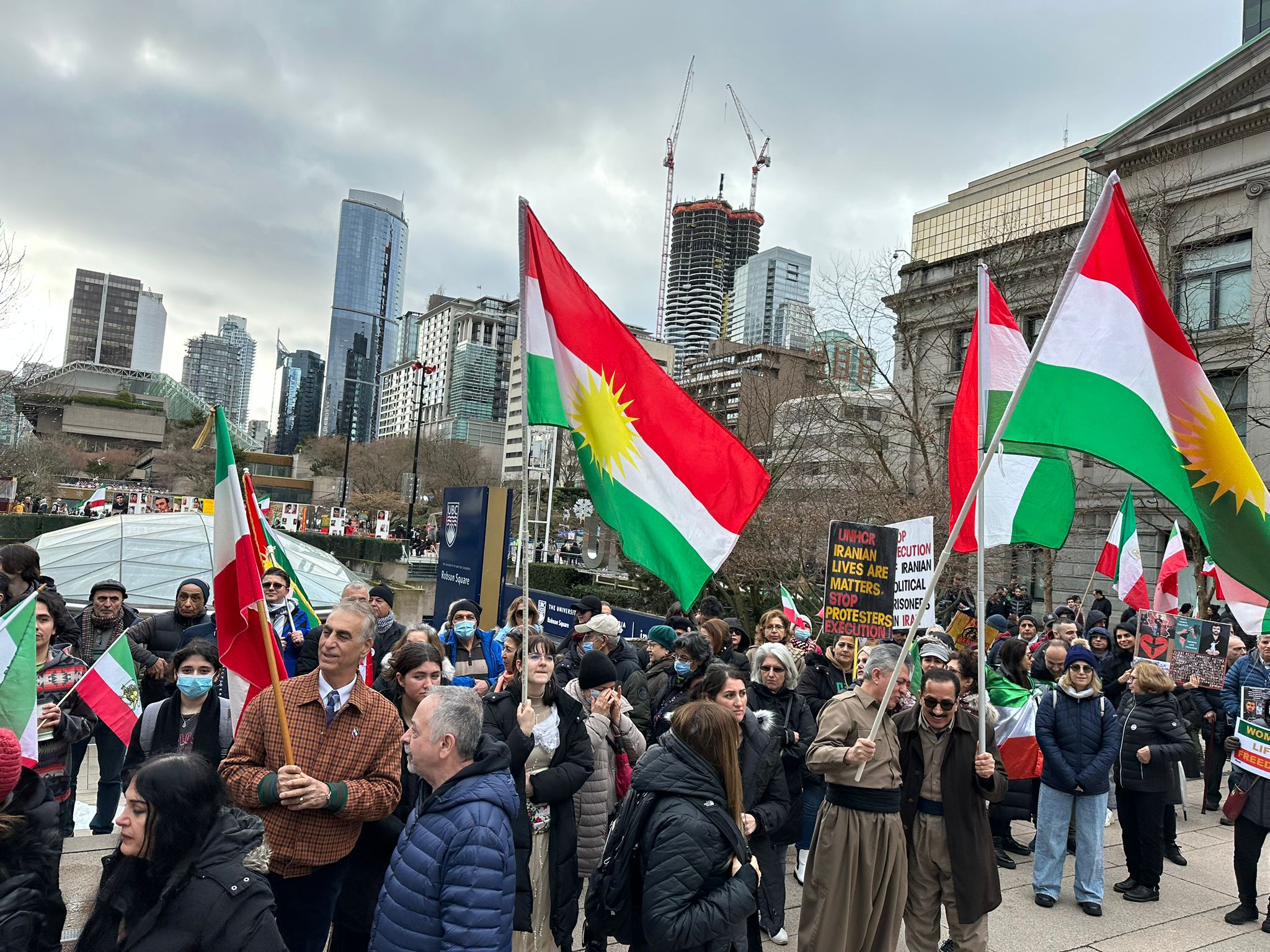 حمایت ایرانیان شهرهای مختلف جهان از خیزش انقلابی مردم، در یک شنبه اعتراضی دیگر