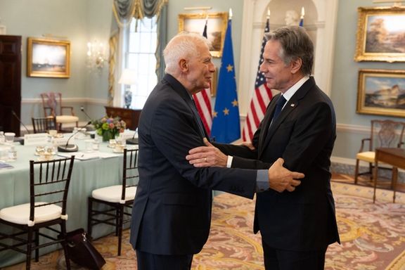 بلینکن و بورل بر باز کردن یک راه دریایی برای کمک به غزه تاکید کردند