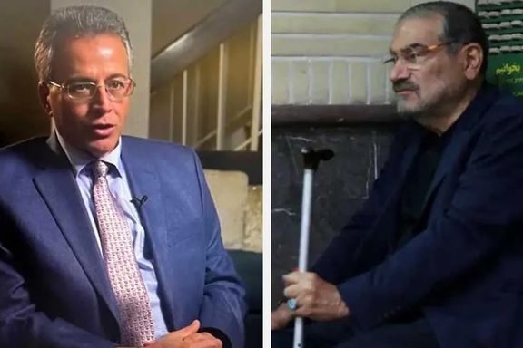 Professor Mehrzad Boroujerdi (left) and Ali Shamkhani (right)