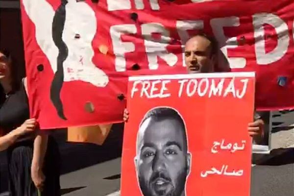 إيرانيون ينظمون تجمعات في عشرات المدن حول العالم لدعم المغني صالحي وسجناء سياسيين آخرين