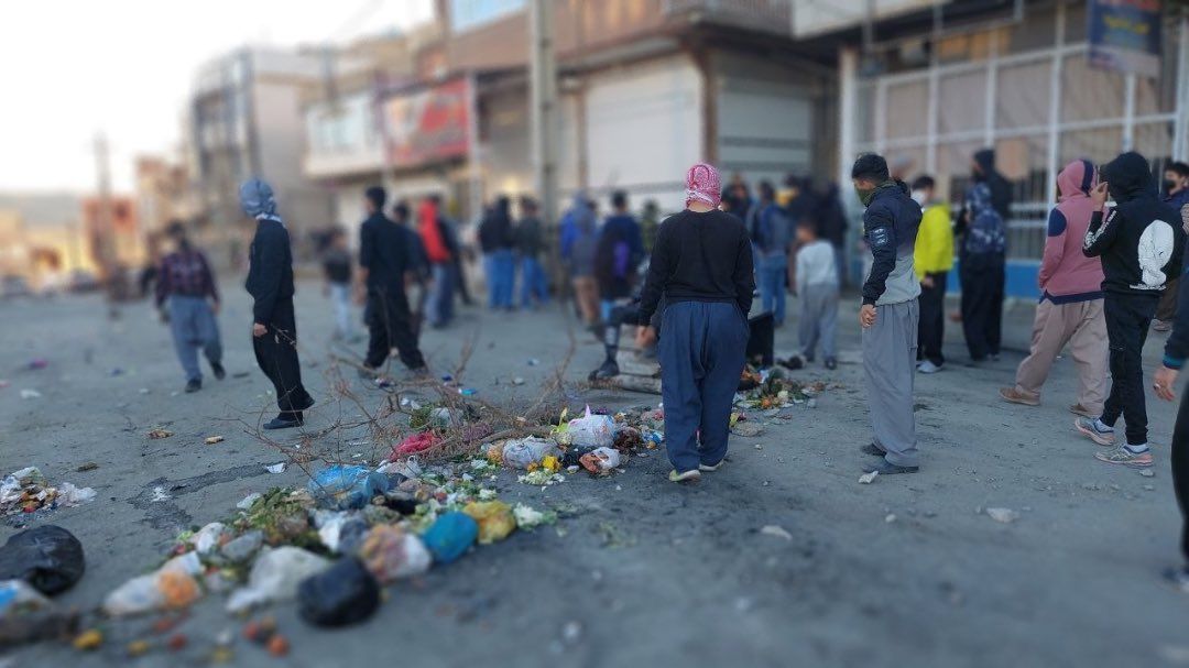 Protesters in Marivan (November 2022)