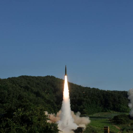 United States and South Korean troops utilizing the Army Tactical Missile System (ATACMS) and South Korea's Hyunmoo Missile II, fire missiles into the waters of the East Sea, off South Korea. United States Army/Handout via REUTERS.