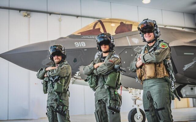 Israeli air force F-35 pilots 
