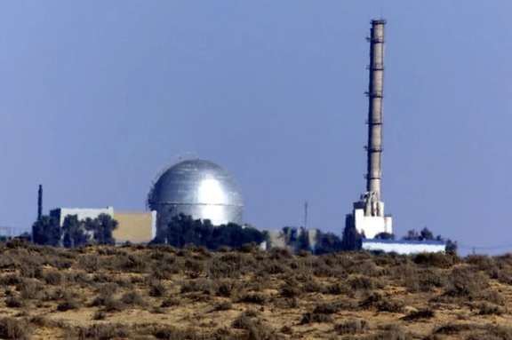 A view of the Israel's Shimon Peres Negev Nuclear Research Center in the Negev Desert outside Dimona