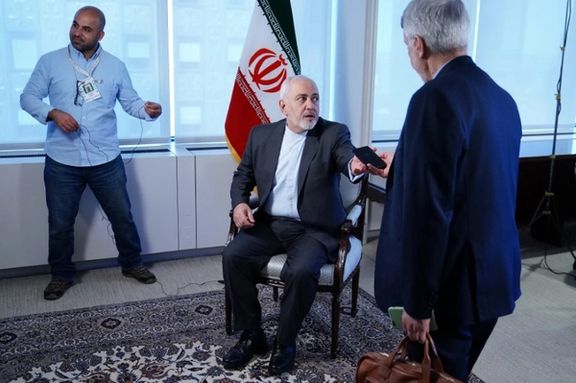 Iran's former foreign minister Mohammad Javad Zarif prepares for an interview with Reuters in New York, New York, US, April 24, 2019.