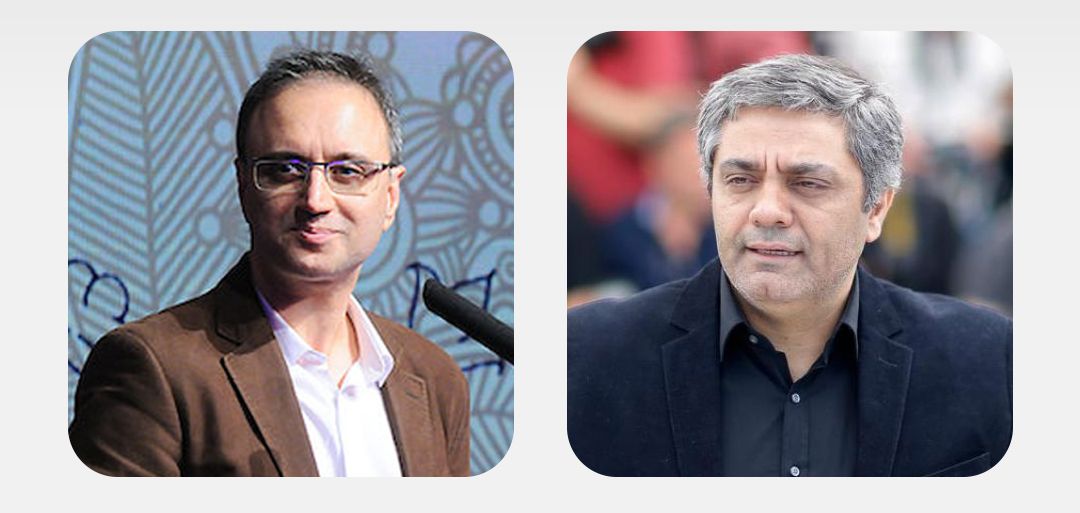 Mohammad Rasoulof (R) and Mostafa Alehahmad two prominent film makers