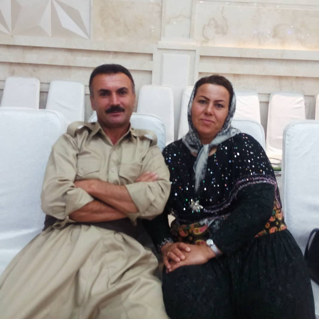شهین عبدالقادری و همسرش، عثمان مامه
