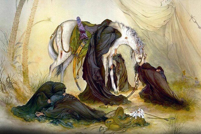 Asr-e Ashura (Evening of Ashura) by Mahmoud Farshchian