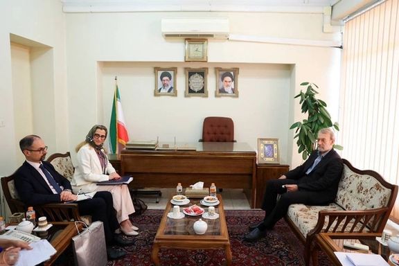 علی لاریجانی، مشاور خامنهای، با سفیر ایتالیا در تهران دیدار کرد