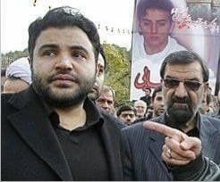Mohsen Rezaei and his son-in-law Mehdi Ahmadi