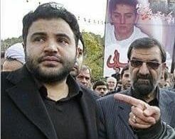 Mohsen Rezaei and his son-in-law Mehdi Ahmadi