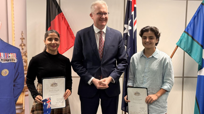 Iran women’s footballers who sought asylum become Australian citizens