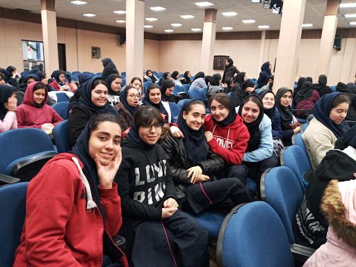 A group of Iranian highschool students 