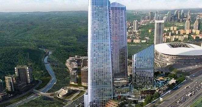 Sky Land high-rise apartments in Turkey