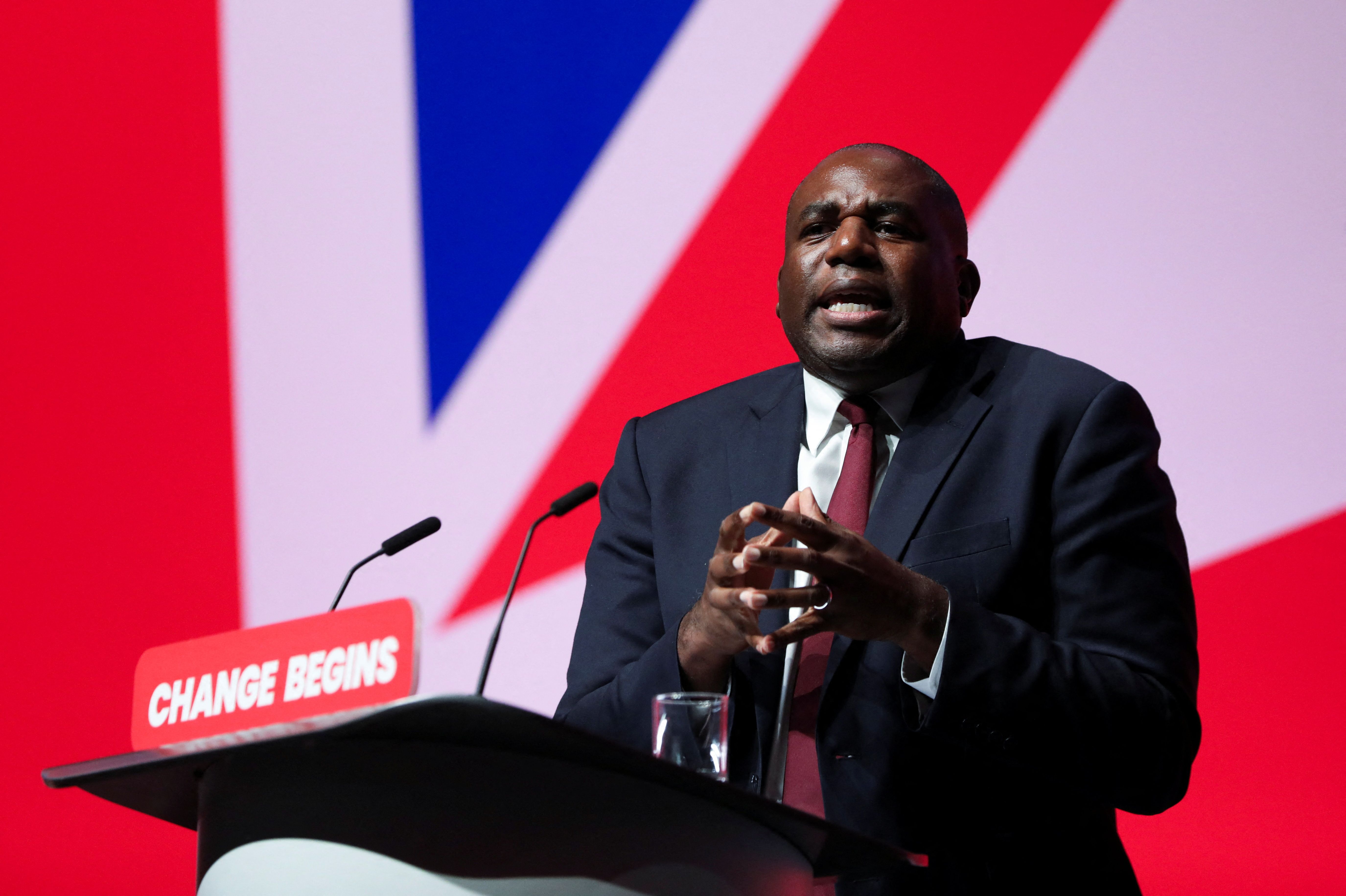 دیوید لمی، وزیر امور خارجه بریتانیا