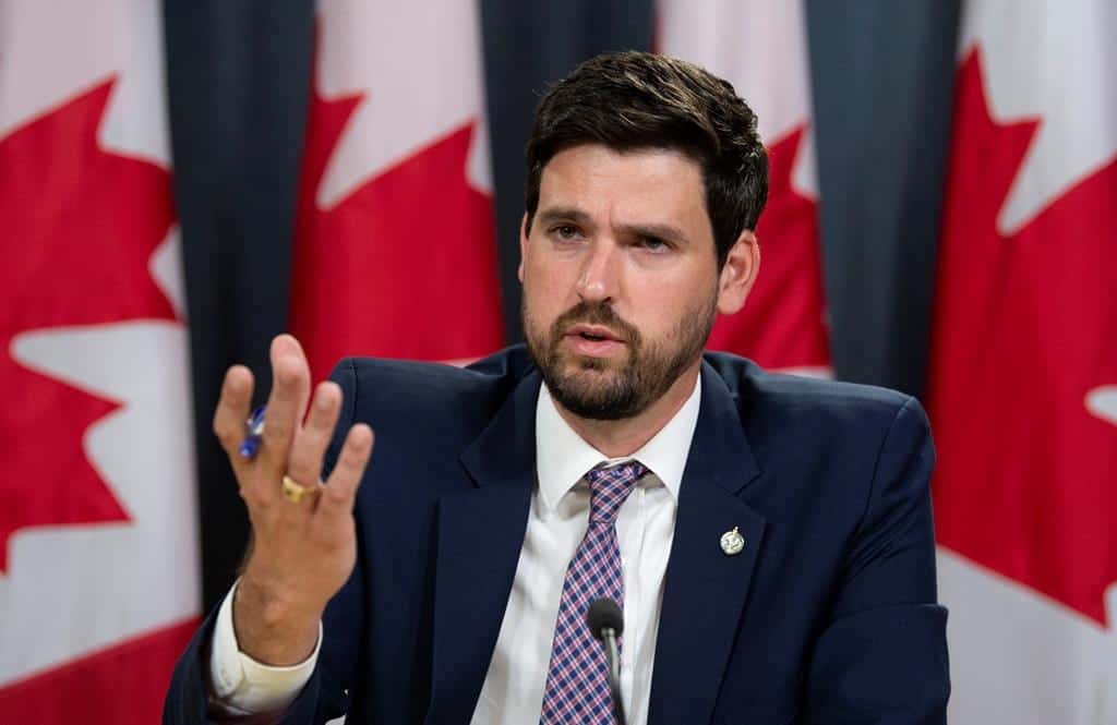 Canada’s Minister of Immigration, Refugees and Citizenship Sean Fraser (file photo)