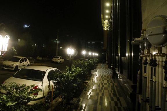 Streetlights in Tehran