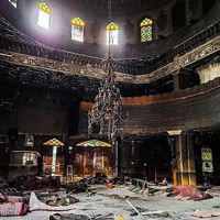Iran highlights burned mosques to fuel narrative on protest crackdown