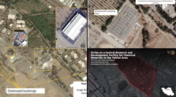 ارزیابی موسسه آمریکایی از میزان خسارت به مرکز اصلی تسلیحات شیمیایی ایران در حمله اسرائیل