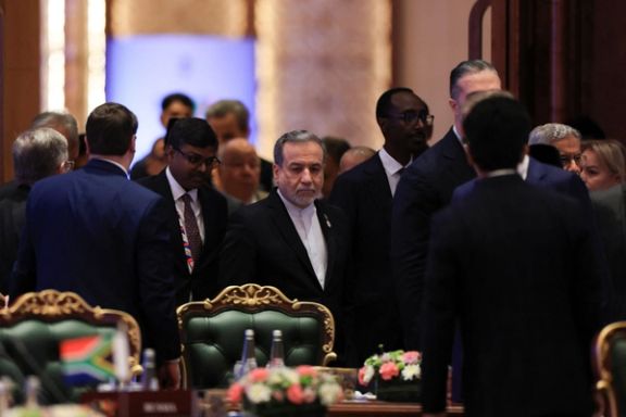 Iran's Foreign Minister Abbas Araghchi attends the BRICS foreign ministers' meeting at Bharat Mandapam in New Delhi, India, on May 14, 2026.