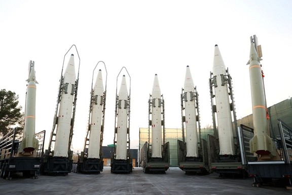 Different types of Iranian missiles