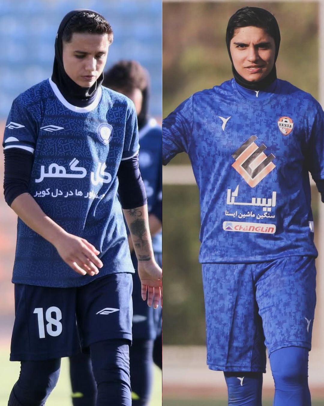 تهدید جمهوری اسلامی علیه زنان فوتبالیست برای سرکوب، سکوت و حمایت نکردن از مردم