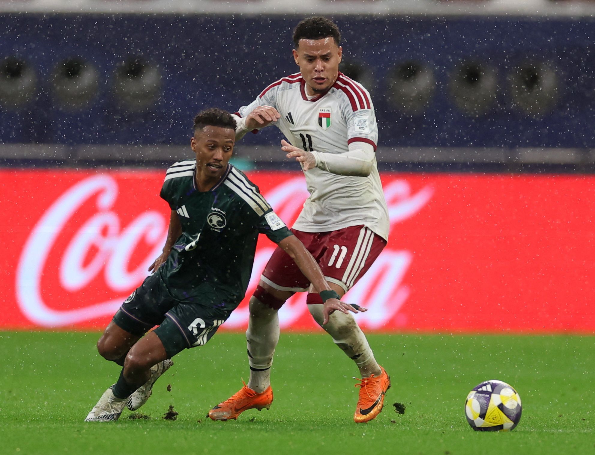 دیدار عربستان سعودی و امارات در رده‌بندی عرب‌کاپ نیمه تمام ماند، هر دو تیم سوم شدند