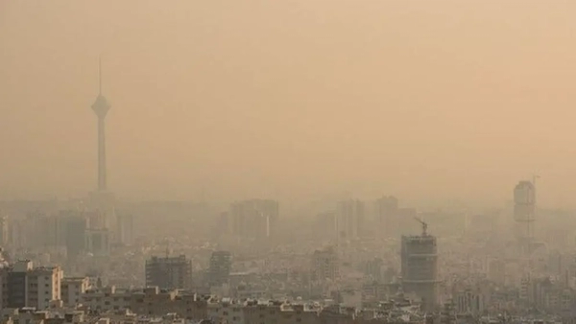 A view of air pollution in Tehran in December 2024.