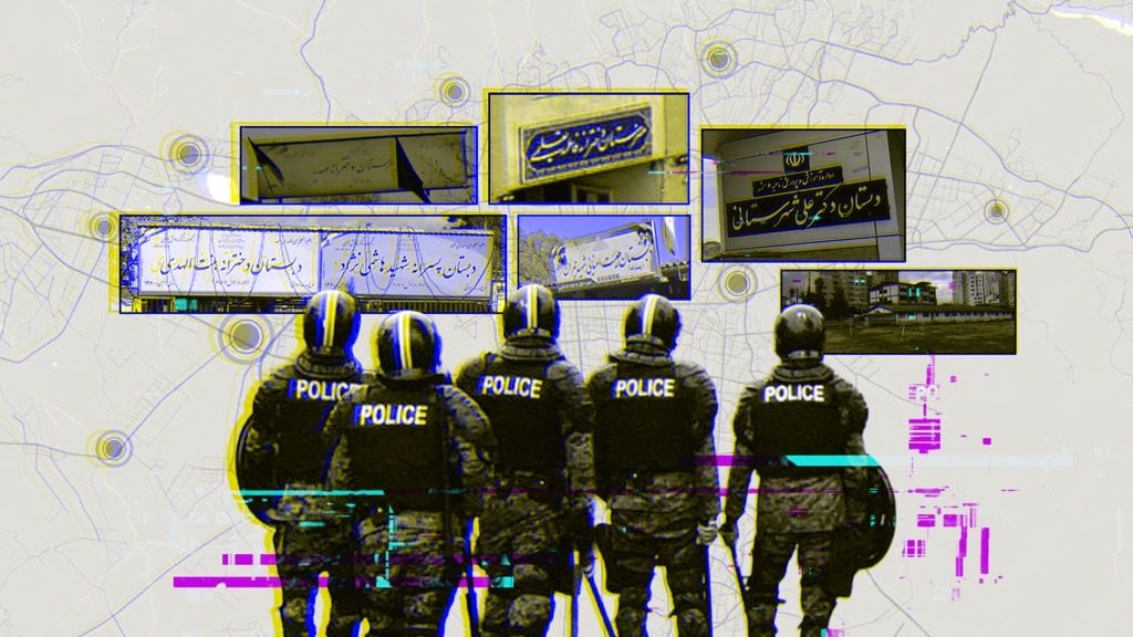 نیروهای نظامی جمهوری اسلامی از مدرسه‌ها و مکان‌های غیر‌نظامی استفاده می‌کنند