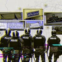 نیروهای نظامی جمهوری اسلامی از مدرسهها و مکانهای غیرنظامی استفاده میکنند