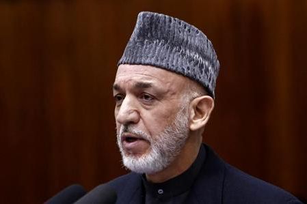 Former Afghan president Hamid Karzai.