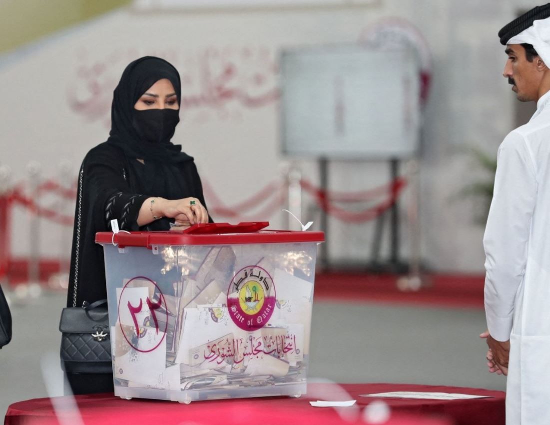   برگزاری اولین انتخابات پارلمانی قطر با مشارکت ۶۳درصدی:هیچ‌ یک از ۲۶نامزد زن رای نیاوردند