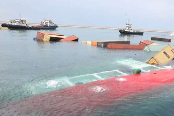 Tanzanian Cargo Ship Capsizes In Iranian Port