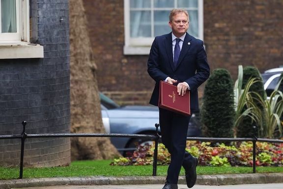 British Defence Secretary Grant Shapps walks to attend a cabinet meeting in London, Britain, March 6, 2024.